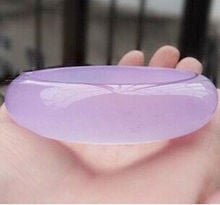 Изысканный китайский натуральный фиолетовый кварцит, нефритовый браслет 55-63 2024 - купить недорого