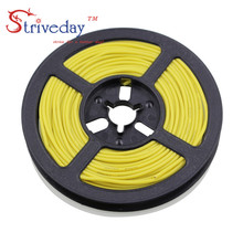 50  meters/roll 164ft 30AWG Flexible Silicone Rubber Wire Tinned Copper line DIY with 10 colors to choose from 2024 - buy cheap