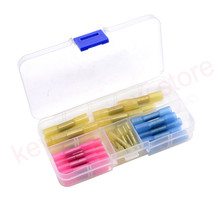 40pcs/lots Waterproof Heat Shrink Butt Connectors Electrical Wire Splice Cable Crimp Terminals Connectors AWG 22-10 Kit 2024 - buy cheap