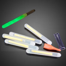 Флуоресцентные светящиеся химические палочки 25 шт./лот 4,5*37 мм, зеленые палочки для рыбалки, поплавок, сигнализация для ночной рыбалки, снасть, инструмент 2024 - купить недорого