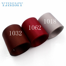 YJHSMY J-17814-L50MM,50 мм 10 ярдов одноцветные ленты термопечать grosgrain Свадебные аксессуары DIY материал 2024 - купить недорого