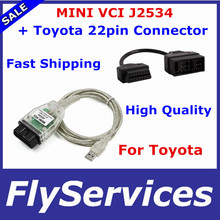 New Arrival V12.20.024 Diagnostic Tool For Toyota  22pin + With FTDI FT232RL Chip MINI VCI For Toyota Tis Techstream 2024 - buy cheap