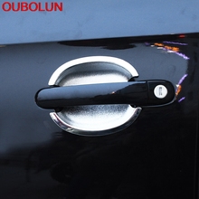 Accesorios de Auto 4 piezas para Hyundai Solaris Verna 2010 de 2011 de 2012 ABS cromo manija de la puerta de la cubierta de tazón de copa Trim insertar estilo de coche 2024 - compra barato
