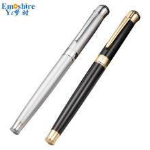 Wholesale and Retail Silver 0.5mm Blue or0 Black Refill Metal Ballpoint Pen Commercial Ballpen School Office Writing P489 2024 - buy cheap