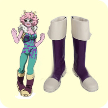 Обувь для косплея My Hero Academia Boku no Hero Akademia Mina Ashido, женские ботинки на Хэллоуин, карнавал, вечерние аксессуары для костюма 2024 - купить недорого