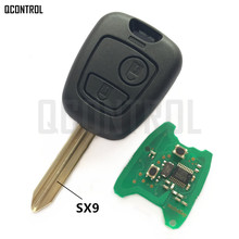 QCONTROL-llave remota de coche, accesorio para CITROEN BERLINGO 2002-2008, parte Nmber 6554RH, 2 botones 2024 - compra barato