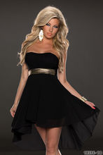 ML18068 Free Shipping High Waist Design Cotton Women Chiffon Sleeveless Black Long Dresses Lace Off Shoulder Long Dress 2024 - buy cheap