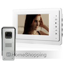 FREE SHIPPING BRAND NEW 7 inch Color Home Video Intercom Door phone System 1 White Monitor 1 Doorbell Camera IN STOCK WHOLESALE 2024 - buy cheap
