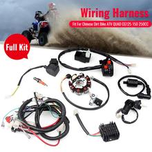 All New Hot Sale Full Electrical Wiring Harness Kit Fit For Chinese Dirt Bike ATV QUAD CG125 150 250CC 2024 - buy cheap