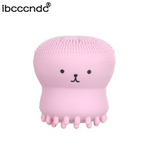 Face Cleansing Washing Brush Blackhead Acne Removal Massage for Face Skin Cleaner Exfoliator Care Small Octopus Shape 2024 - buy cheap
