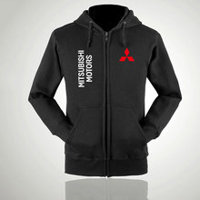 Sudadera regular Mitsubishi Motors para hombre y mujer, abrigos informales con cremallera, tops de color sólido, invierno y otoño, novedad 2024 - compra barato