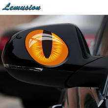 1Pair 3D Cat Eyes Car Stickers Truck Head Rearview Mirror Window stickers for Audi A4 B6 Peugeot 206 307 Buick car accessories 2024 - buy cheap