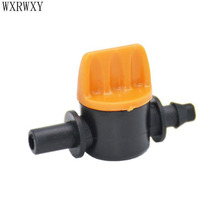 Drip irrigation miniature valve 4/7 to the 6mm tap 1/4 barb irrigation valve anti drip misting nozzle adapter 50pcs 2024 - buy cheap