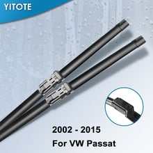 YITOTE-escobillas de limpiaparabrisas para Volkswagen, VW Passat B5, B6, B7, brazos con pasador lateral y botón pulsador, modelo Año 2002 a 2015 2024 - compra barato