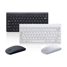 2.4Ghz Mini Wireless Keyboard and Mouse Combo Set Multimedia Computer Keyboard for Laptop Notebook PC Mac Desktop Smart TV 2024 - buy cheap
