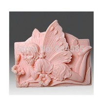 New Lovely Floral Girl  Craft Art Silicone Soap mold Craft Molds DIY Handmade soap molds 2024 - buy cheap