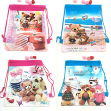 1pcs Love Baby Cartoon Bear Non-Woven Fabrics Drawstring Backpack Gift Bag For Kids Birthday Christmas Party Favor 34*27cm 2024 - buy cheap