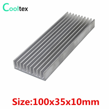3pcs/lot 100x35x10mm  Aluminum Heatsink for Chip VGA  RAM LED  IC heat sink radiator COOLER cooling 2024 - buy cheap