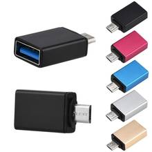 Micro USB к USB Mini OTG адаптер конвертер кабель для передачи данных разъем для Android смартфон Замена аксессуары ПК адаптер 2024 - купить недорого