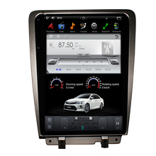Reproductor multimedia de DVD y CD estilo Tesla para Ford Mustang, dispositivo de navegación GPS para unidad estéreo automática, Android 9,0, 2010-2014 2024 - compra barato