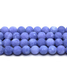 Matte Natural Stone Beads Lavender Purple Chalcedony Round Loose Beads for Jewelry Making Diy Bracelet Necklace 4 6 8 10 12mm 2024 - buy cheap