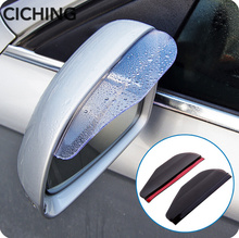 2pcs Car rearview mirror rain eyebrow stickers accessories for bmw m toyota c-hr jeep wrangler vw polo 6r suzuki jimny 2024 - buy cheap