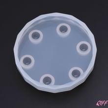 Silicone Mold DIY Jewelry Making Tools Epoxy Resin Desk Decoration Platform Round Handmade Crafts Ornaments 2024 - buy cheap