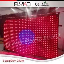 indoor led video fodable cloth curtain with CE and RoHS for party decoration 2024 - buy cheap