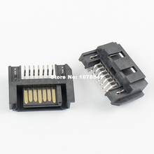 5 шт. в партии, Sata тип A, 7-контактный SMT SMD Штекерный адаптер, коннектор для жесткого диска HDD 2024 - купить недорого