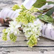 4Pcs/lot Artificial Lilac flowers beautiful silk flores for home Wedding DIY decoration Fake flower arrangement wreath garland 2024 - buy cheap