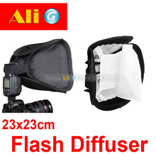 23x23cm Camera Flash Light Diffuser Soft Box for Nikon SB600 SB800 SB900 for Canon 430EX 580EX for YONGNUO YN-560 YN565 Softbox 2024 - buy cheap