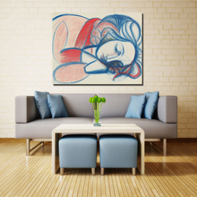 Пабло Пикассо Спящая Картина на холсте «женщина» печать гостиной украшение дома Современное украшение на стену, живопись маслом плакаты картинки 2024 - купить недорого