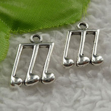 240 pieces antique silver note charms 21x14mm #4062 2024 - buy cheap