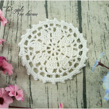 Free Shipping New Design 10cm 40Pcs/LOT 100% Cotton Hand Made Crochet Doilies Multicolor Cup Coaster Vintage Crochet Motifs 2024 - buy cheap