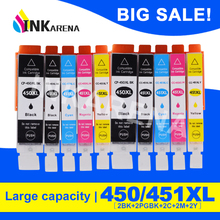 Cartucho de tinta para impressora canon, compatível com 5 cores, modelo mg6340, mg7140, ip8740, mg7540, 6540 e 7240, cartuchos de jato de tinta 2024 - compre barato