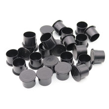 Disposable Black Steady Plastic Tattoo Ink Cups Small Medium Large Size Clear Self Standing Tattoo Ink Cup Cap Supply 2024 - buy cheap