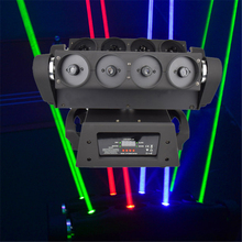 8 eyes Spider Light RGB Laser Spider Lights Professional Moving Head Laser Beam Light DMX512 Control DJ Disco Stage Lighting 2024 - buy cheap