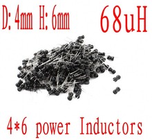 Inductor DIP 4*6mm 68uh, Inductor Radial de potencia de plomo 4mm * 6mm 68UH 1000 unids/lote 2024 - compra barato