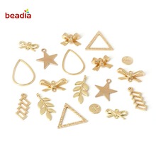 10pcs/lot  Alloy Metal Charms Jewelry Findings For DIY Jewelry Making Earrings Ear Drop Accessories Fashion Crafts 2024 - buy cheap