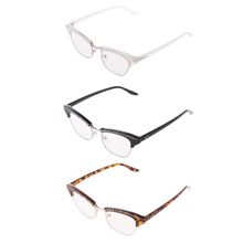 Óculos de leitura de olho de gato, óculos de leitura de olho de gato, de cristal, com strass decorativo, para presbiopia + 1.0 a + 3.5 2024 - compre barato