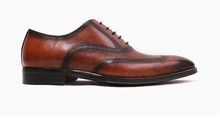 Sapatos clássicos de couro genuíno para homens, estilo oxford em couro respirável, moda artesanal, para o verão 2024 - compre barato