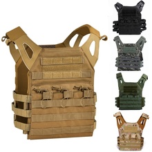 Тактический жилет CQC 1000D с системой Molle, JPC, боевой жилет для охоты, CS, пейнтбола, тактический модульный жилет для страйкбола 2024 - купить недорого