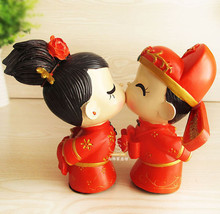 Figurita de resina de estilo chino para pastel de boda, decoración para boda, boda, fiesta, boda, novia, nuevo diseño, 2015 2024 - compra barato
