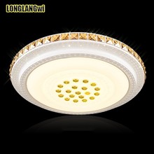 Luminária de teto em cristal âmbar redonda, moderna lâmpada led para iluminação de casa e quarto