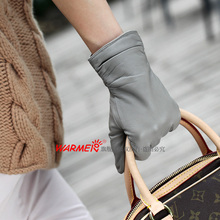 Top Quality Fashion Woman Leather Gloves Warmer Winter Suede Glove 1 Pair/Lot Free Shipping 2024 - buy cheap
