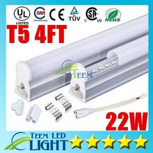 X50 CE RoHS UL + Integrated 4FT 22W T5 Led Tube Light 2200lm 85-265V Led lighting Fluorescent Tubes Lamp lights Warranty 3 years 2024 - buy cheap