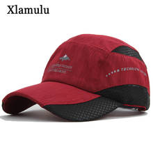 Xlamulu, женская летняя бейсболка, Snapback, шапки для мужчин, быстросохнущая, Casquette, брендовая Кепка с буквенным принтом, мужская Кепка Gorras, сетчатая Кепка 2024 - купить недорого