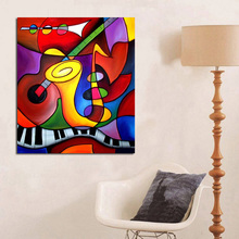 Cuadros de pared pintados a mano arte moderno abstracto pintura al óleo en lienzo pegatinas de pared decoración del hogar pinturas al óleo 2024 - compra barato