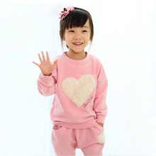 New Spring Autumn Baby Girls Clothing Set Long Sleeve Kids Girl Sports Suit 2Pcs Casual Children Clothes Sets 3 4 5 6 7 8 Years 2024 - buy cheap