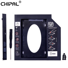 CHIPAL Universal Second 2nd HDD Caddy 9.5mm SATA 3.0 for 2.5'' SSD Case Hard Disk Drive Adapter for Laptop CD DVD ROM Optibay 2024 - buy cheap